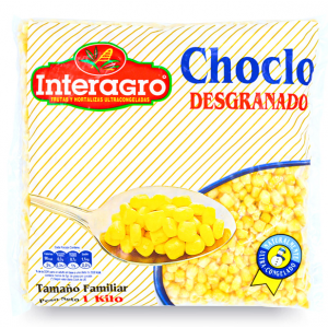 Choclo en Grano Congelado INTERAGRO Bolsa 1 Kg